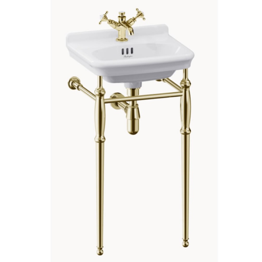 Burlington Guild 450mm Gold Wash Stand & Basin